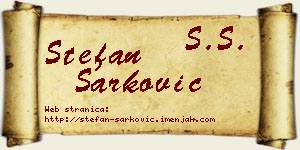 Stefan Šarković vizit kartica
